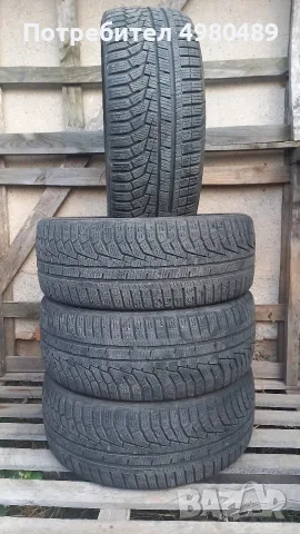 4 броя зимни гуми 205 45 17 марка HANKOOK Дот21 7-8 грайфер без забележки перфектни без лепенки 