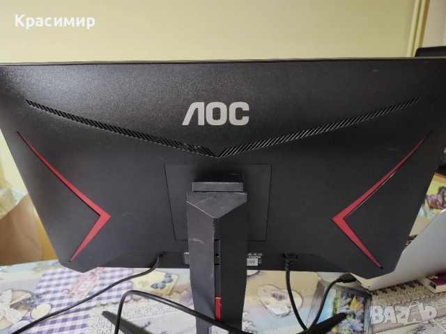 Монитор AOC  IPS FULL HD 144Hz, снимка 6 - Монитори - 53208435