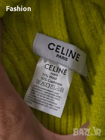 НОВА дамска зимна шапка CELINE от вълна и кашмир на намаление. В ДВА уникални цвята, снимка 4 - Шапки - 56221956