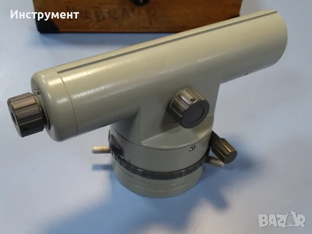 Компенсаторен оптичен нивелир Carl Zeiss Jena NI 050 DDR, снимка 6 - Измервателни инструменти - 55935998