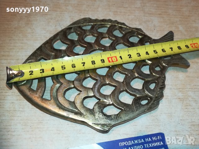 риба-taiwan-мед/месинг-внос france 1810201138, снимка 2 - Колекции - 30460305