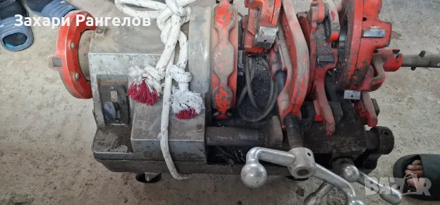 🔩 ПРОФЕСИОНАЛНА РЕЗБОНАРЕЗНА Машина Rex до 2 Цола, снимка 9 - Други машини и части - 56160692