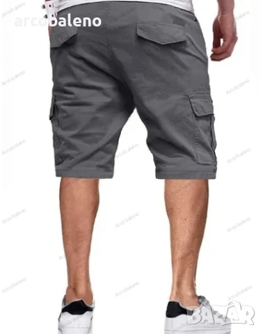 Ежедневни мъжки къси панталони с цветни блокове, 6цвята , снимка 9 - Къси панталони - 45375695