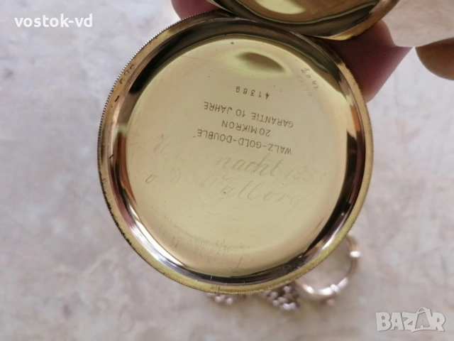 ZENTRA - ДЖОБЕН ЧАСОВНИК РАБОТЕЩ , снимка 10 - Антикварни и старинни предмети - 54335091