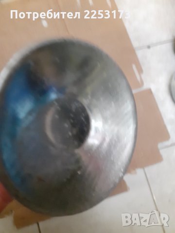 Стара алуминиева ваза, снимка 3 - Декорация за дома - 35651405