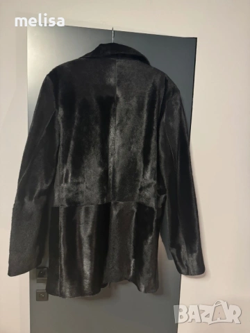 Demmy leather and fur яке/палто ОТ КОСЫМ, снимка 2 - Палта - 53380795