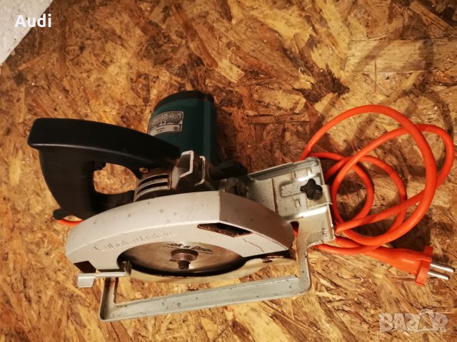 Ръчен циркуляр BLACK & DECKER 800W 3420об./мин Оригинален режещ диск 52mm Made in West-Germany Невер, снимка 8 - Циркуляри - 35213731