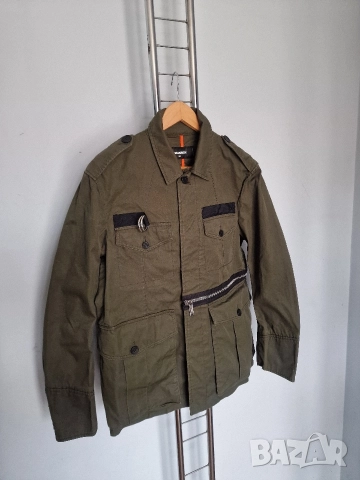 Страхотно мъжко спортно елегантно яке DSQUARED2 размер 50 / L, снимка 3 - Якета - 52752010