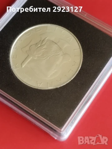 500 ЛИРИ 1984 ГОДИНА ❗️СРЕБРО❗, снимка 6 - Нумизматика и бонистика - 51219193