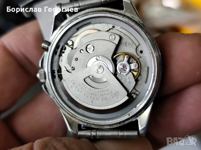 Механичен часовник orient automatic 21 jewels, снимка 6 - Мъжки - 53071632