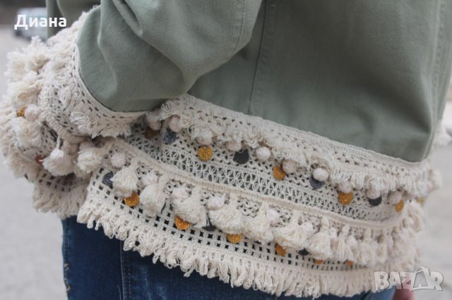 Парка Zara с ресни, снимка 4 - Якета - 31675263