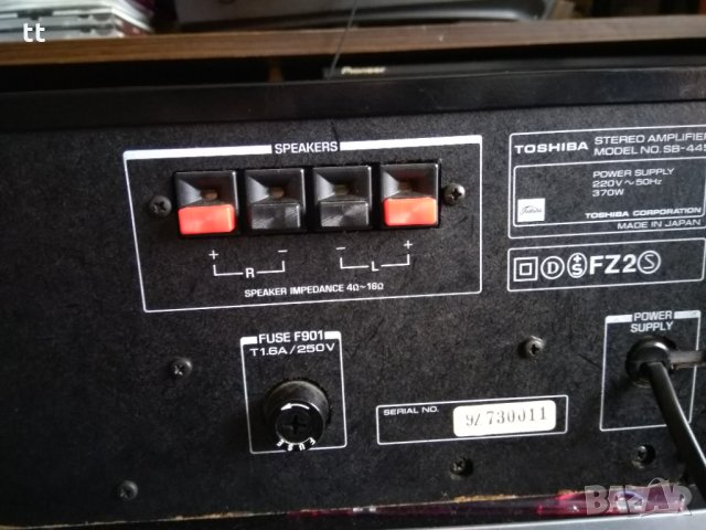 TOSHIBA. SB-445.транзисторен усилвтл, снимка 6 - Ресийвъри, усилватели, смесителни пултове - 35425522