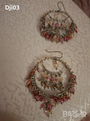 Обеци с перли