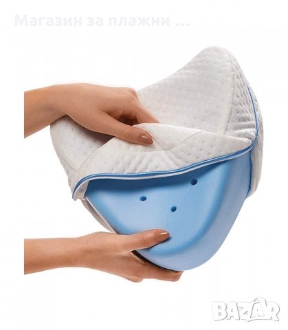 ОРТОПЕДИЧНА МЕМОРИ ВЪЗГЛАВНИЦА ЗА КРАКА LEG PILLOW - код 3075, снимка 9 - Други - 34137440