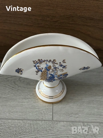 Порцеланов салфетник Gold 24k. , снимка 2 - Колекции - 53983399