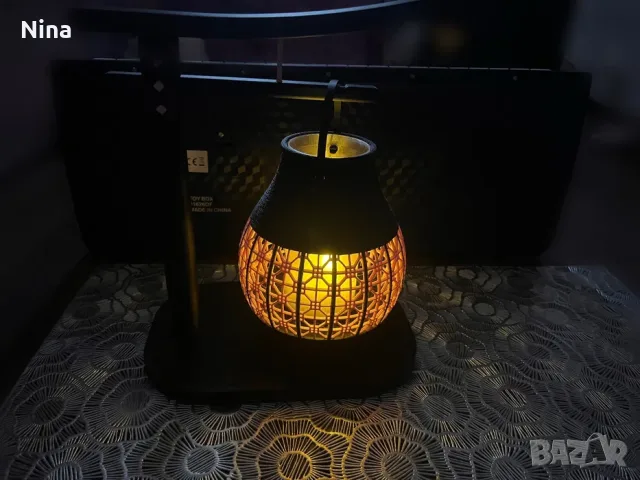 Декоративен LED свещник с японски мотив шокко (Shokkō), снимка 3 - Свещи и свещници (декоративни) - 56010102