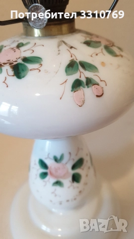 Редки красиви антикварни газени лампи. , снимка 9 - Настолни лампи - 52788182