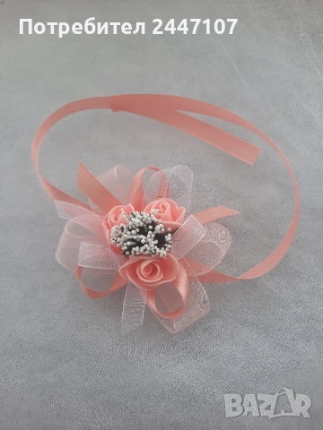 Сватбена бутониера,гривна,късметче, снимка 3 - Сватбени аксесоари - 50584048