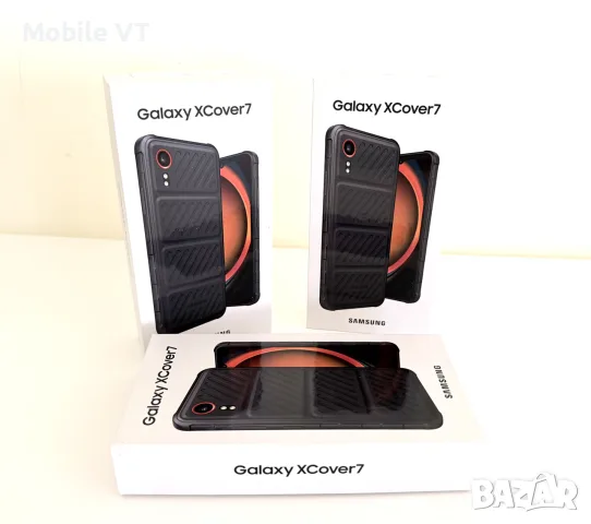 НОВ! Samsung Galaxy XCover 7 128GB 6GB Ram Black  2г.Гаранция!, снимка 2 - Samsung - 55934443