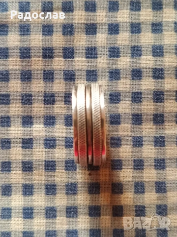 стар въртящ се сребърен пръстенн , снимка 2 - Пръстени - 51315042