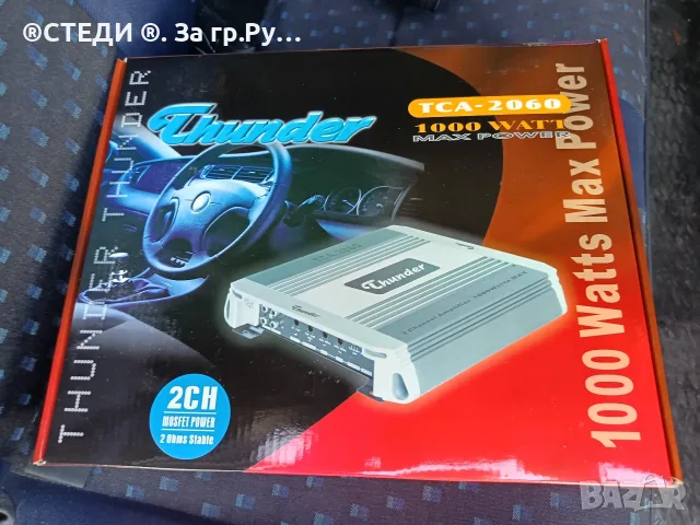 усилвател Thunder TCA-2060 (2CH / 1000W Max) , снимка 2 - Ресийвъри, усилватели, смесителни пултове - 55729068