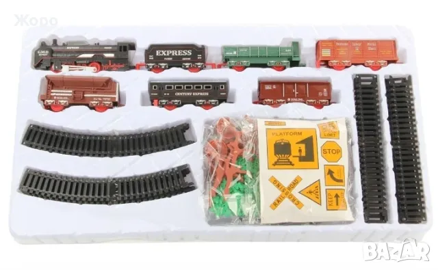 СГЛОБЯЕМ БЪРЗ ПЪТНИЧЕСКИ РЕТРО ВЛАК С РЕЛСИ И ГАРА КН0272, снимка 10 - Влакчета, самолети, хеликоптери - 48007183