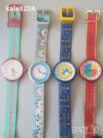 Детски часовник Swatch - flik-flak. Swiss made. Швейцарски часовник. Ретро модели. Лот. Колекция. , снимка 1 - Детски - 38086901