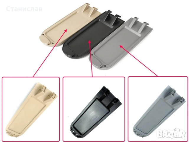  Skoda Fabia 2 Основа за капак на подлакътник , снимка 3 - Части - 50442708