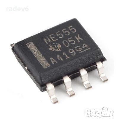 NE555D, SOP-8, NE555, SMD, снимка 1 - Друга електроника - 38186994