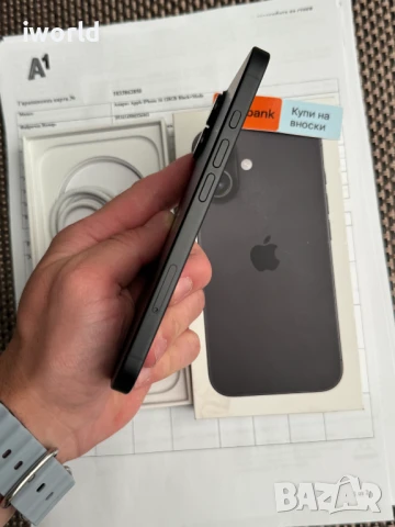 iPhone 16 Black❗️ Лизинг от 51лв/м❗️⚠️ 128GB черен, снимка 6 - Apple iPhone - 50939570