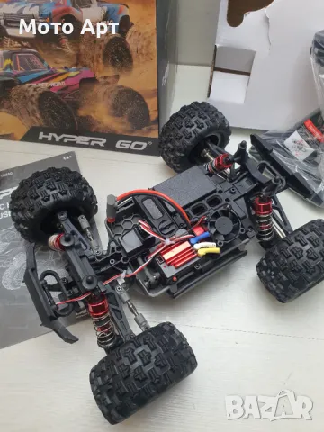 RC Количка MJX Hyper Go 16210 70KM/H Brushless RC Car Offroad Пикап, снимка 5 - Електрически играчки - 48802053