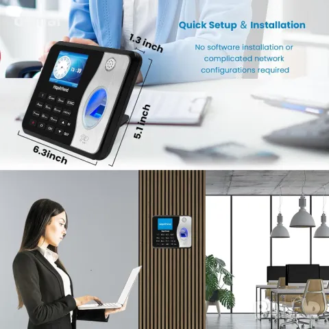 HapAttend Самостоятелна машина за присъствие, с 5 RFID карти, Н3, снимка 5 - Друга електроника - 48826813