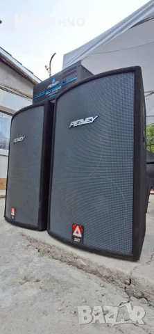 Комплект професионални Peavey колони 2х12ки.по 700w мах 1400w)Стапсло Peavey PV2000, снимка 5 - Тонколони - 55823793