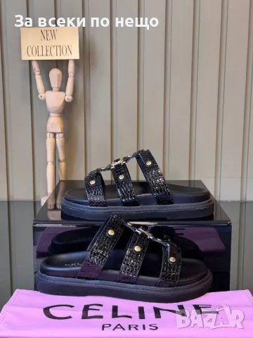 Celine Дамски Чехли Селин - 3 Налични Цвята Код E283, снимка 8 - Чехли - 50415594