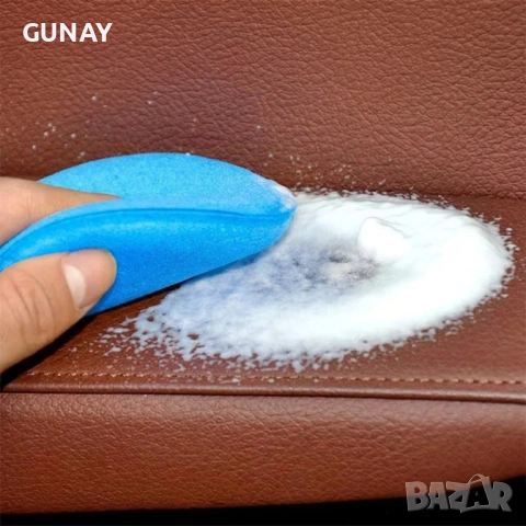 5 бр. Гъби за полиране и вакса за кола, апликатори за авто детайлинг и почистване, 10.5см, снимка 3 - Аксесоари и консумативи - 54114725