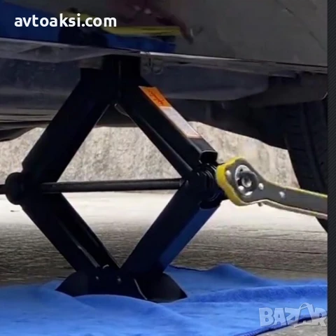 Крик жаба 1.5 тона с гаечен ключ (тресчотка) - 27030, снимка 4 - Аксесоари и консумативи - 50877833