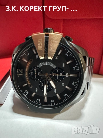 НОВ Часовник DIESEL Mega Chief DZ4309, Гаранция, снимка 10 - Мъжки - 53917890