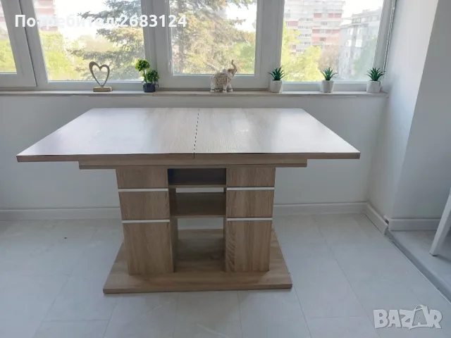 Продавам разтегателна ,трапезна маса, снимка 4 - Маси - 50067888