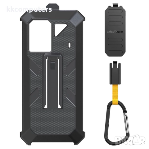 Ulefone Power Armor 18T / 18 / 19 / 19T Back Clip PC+TPU Удароустойчив Калъф и Протектор, снимка 5 - Калъфи, кейсове - 52846947