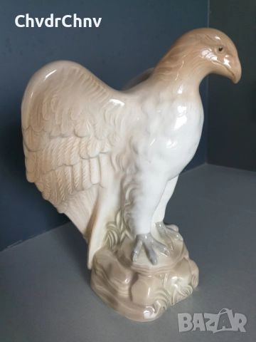 Porcegama Валенсия статуетка 24см/испанска порцеланова фигура на птица-орел, снимка 2 - Статуетки - 52496336