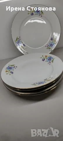 Български порцелан ,,Дянко Стефанов" , Разград. Чиния, основно, дълбока елипса, снимка 2 - Чинии - 48030233