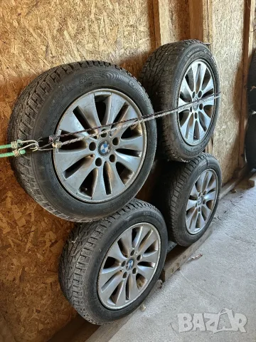 Зимен комплект: Оригинални джанти 16" BMW + почти нови гуми Kormoran (205/55/16)