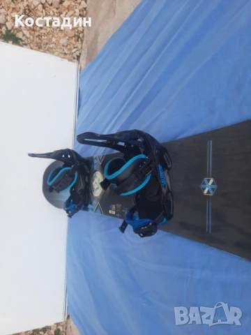 Сноуборд 142см. SALOMON QUATTRO с автомати, снимка 6 - Зимни спортове - 53214814