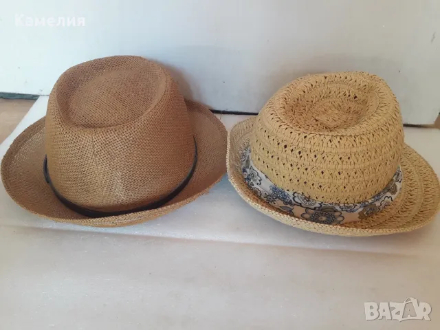 Плетени летни шапки, снимка 1