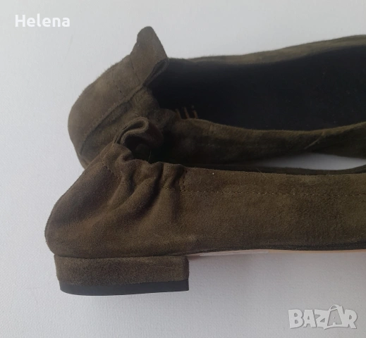 Балетки Minelli от естествен велур размер 35, снимка 4 - Дамски ежедневни обувки - 54325620