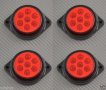 ЛЕД LED габарити, диодна светлина 7 SMD диода, ЧЕРВЕНИ , 12-24V , снимка 1