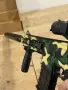 Детска играчка пушка автомат с меки патрони и допълнителни екстри / Цвят: Червен / Материал: пластма, снимка 3