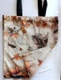 Платнена чанта с дълги дръжки с котка 2, снимка 2