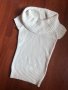 Плетено бяло поло с къс ръкав Terranova, снимка 1