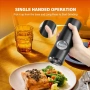 Комплект електрически мелачки за сол и черен пипер със стойка, снимка 7